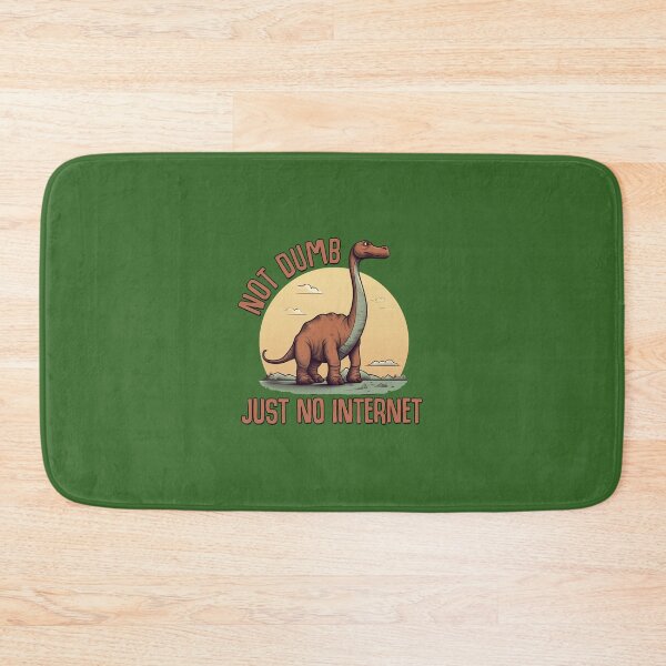 Item preview, Dinosaurs Weren't Dumb, Just No Internet - Funny Dinosaur designed and sold by goldentusk.