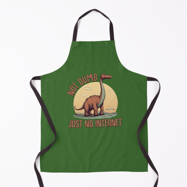 Item preview, Dinosaurs Weren't Dumb, Just No Internet - Funny Dinosaur designed and sold by goldentusk.