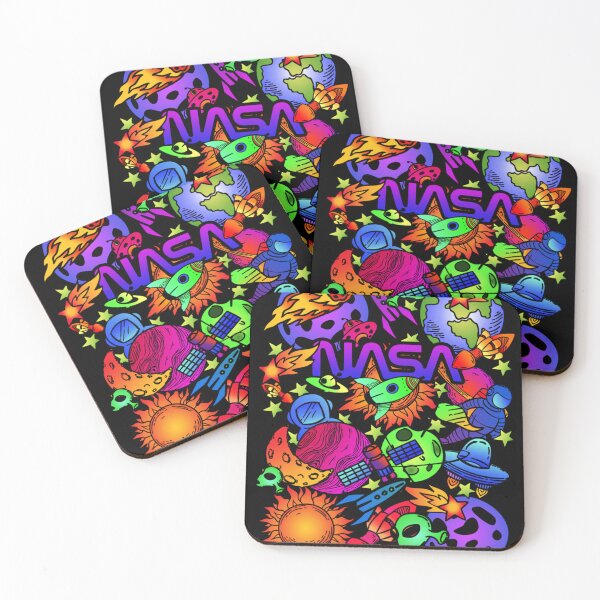 Item preview, Space vibrant trippy doodles art   designed and sold by Maryanshu.