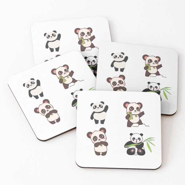 Item preview, Cute Pandas Having good Time designed and sold by GoDelta.
