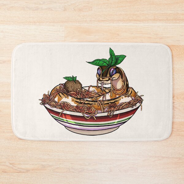 Item preview, Orange Pied Ball Python Snake in Bowl of Spaghetti Pasta designed and sold by The-Roseworks.