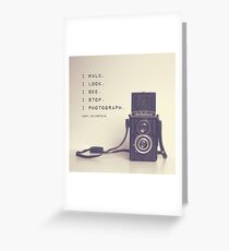 Vintage Camera Greeting Card