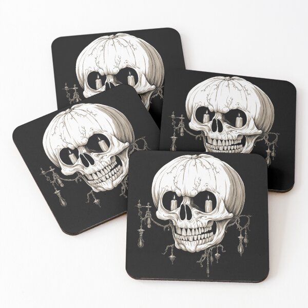 Item preview, Jack O Lantern Cranium Lantern Halloween Gothic v1 designed and sold by taiche.