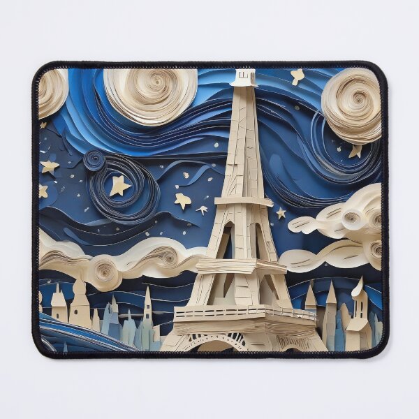Item preview, Starry night over Paris designed and sold by Pixeledfox.