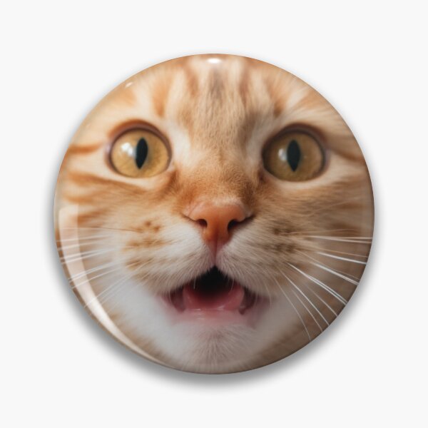 Item preview, Best seller cute orange cat becoming uncanny meme designed and sold by natsu-is-summer.
