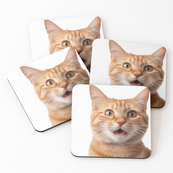 Item preview, Best seller cute orange cat becoming uncanny meme designed and sold by natsu-is-summer.