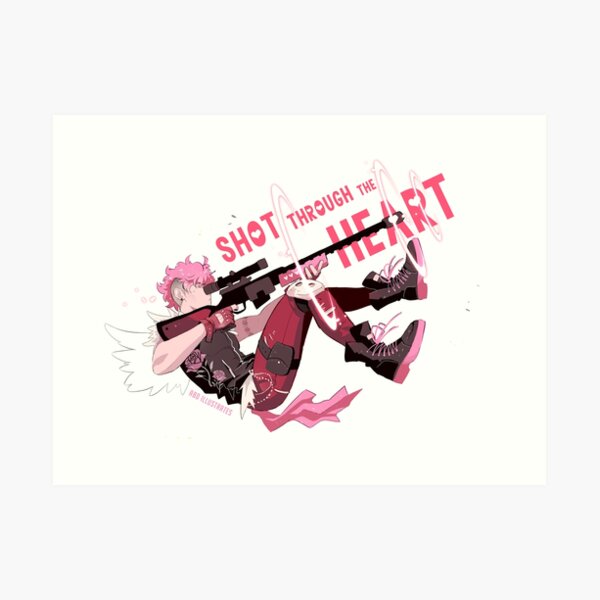 Shot Through the Heart Art Print