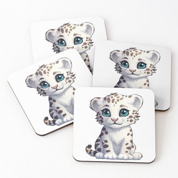Item preview, Snow Leopard Cute Cub designed and sold by CoolCarVideos.