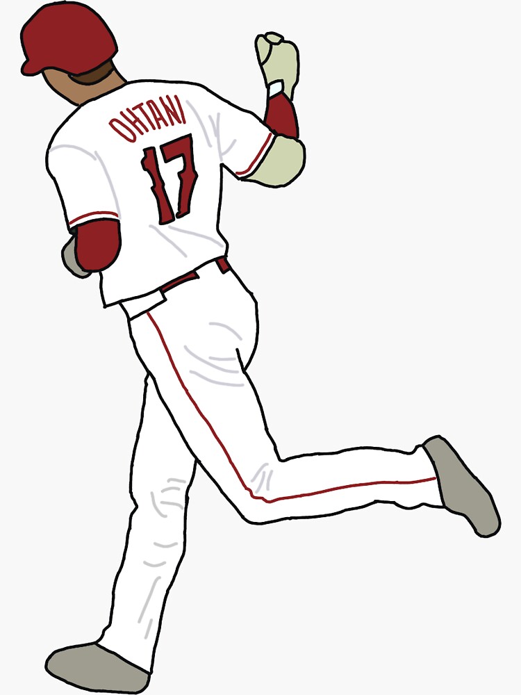 Shohei Ohtani Drawing Kiss-cut Stickers 