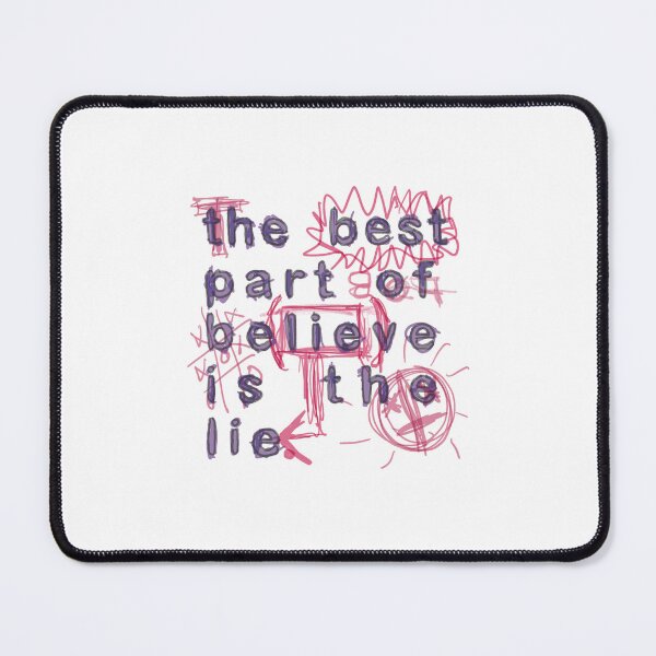Item preview, be[lie]ve annotated in red designed and sold by Ajiagiftshop.