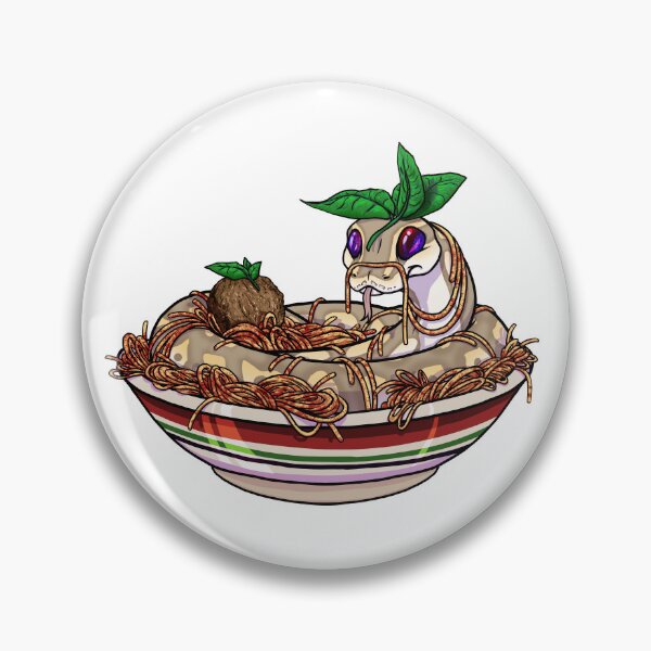 Item preview, Banana Ball Python Snake in Bowl of Spaghetti Pasta designed and sold by The-Roseworks.