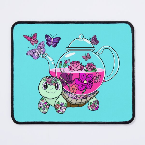 Item preview, Teapot Turtle (Blue) designed and sold by octopuscafe.