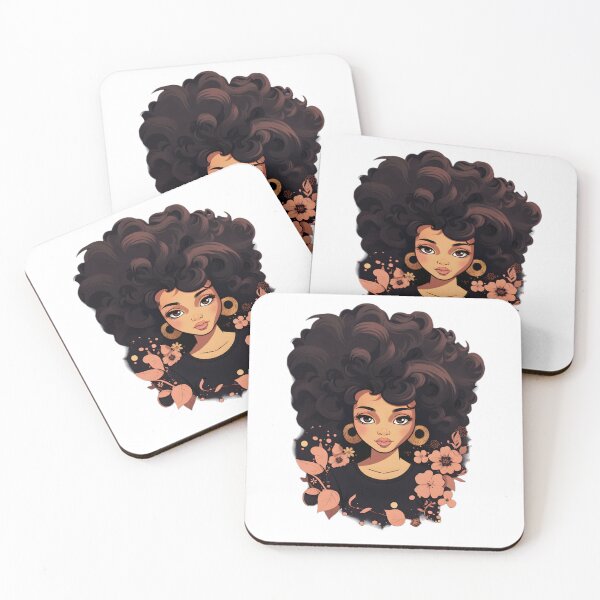 Item preview, Floral Elegance: Celebrating Black Beauty designed and sold by rvarjao.