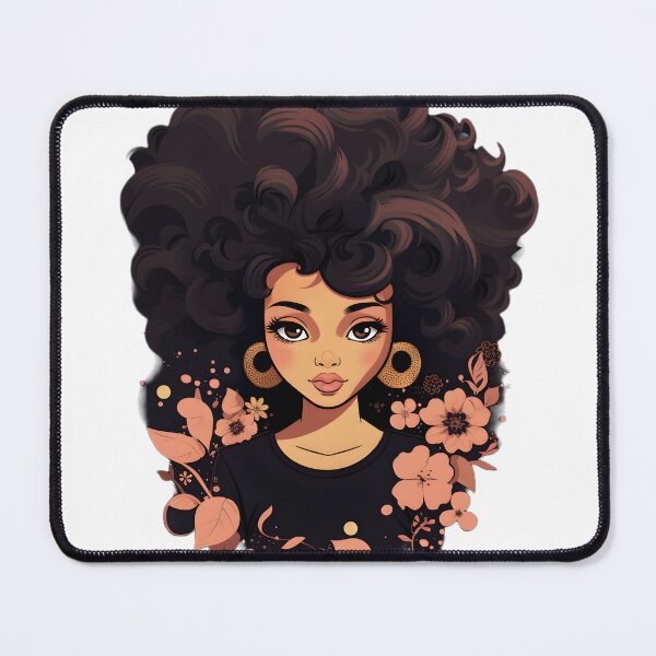 Item preview, Floral Elegance: Celebrating Black Beauty designed and sold by rvarjao.