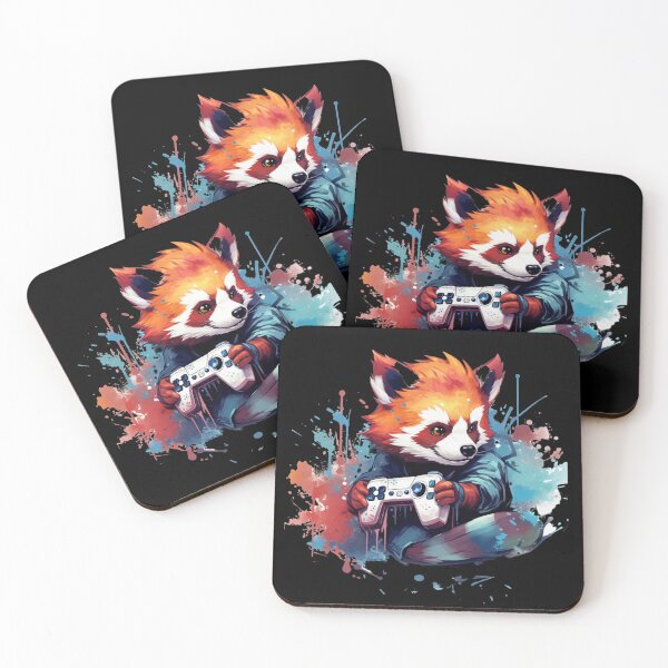 Item preview, Funny Red Panda Gaming Lover  designed and sold by ArtFromBeyond.