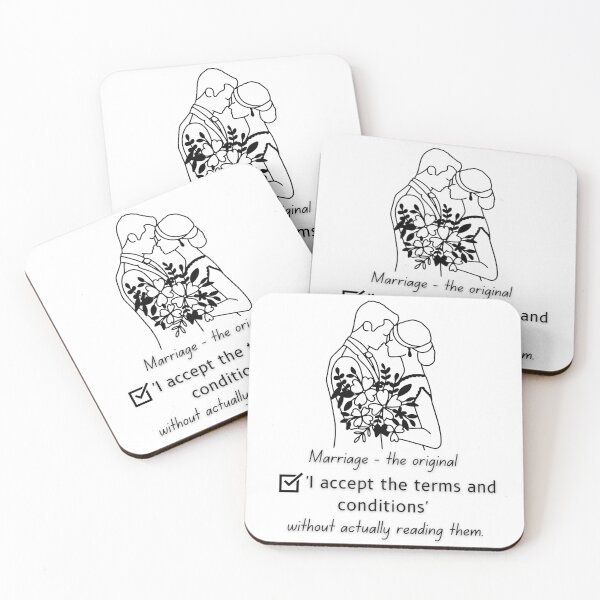 Item preview, Funny I Accept the Terms and Conditions Marriage designed and sold by knice2.