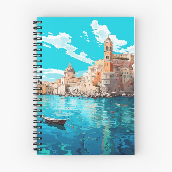 Artikelvorschau, Ein Pop-Art-Reisedruck von Neapel – Italien entworfen und verkauft von StudioRedKoala.