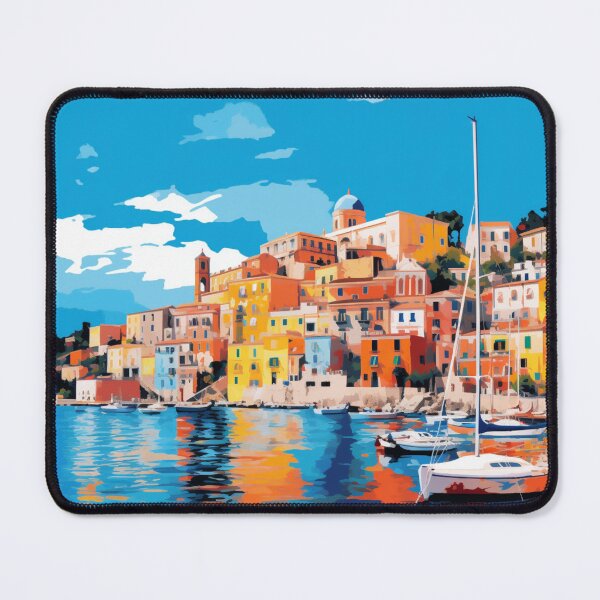 Item preview, A Pop Art Travel Print of Naples - Italy designed and sold by StudioRedKoala.