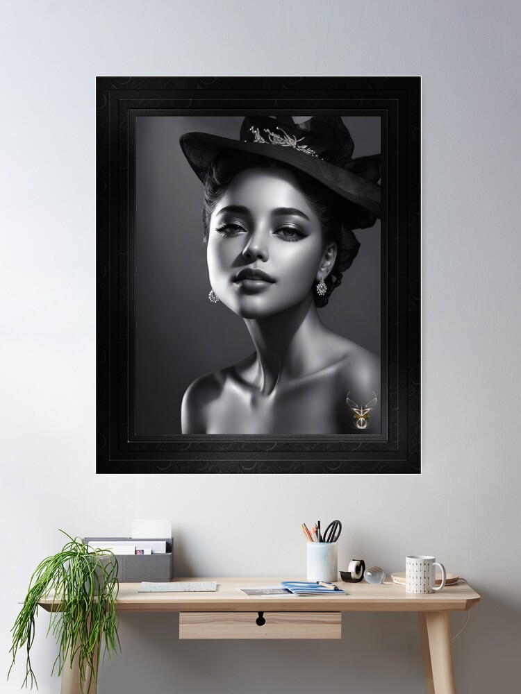 Portrait Of Esmerelda By Sunlight Beautiful AI Concept Art by Xzendor7 Wall Decor Poster