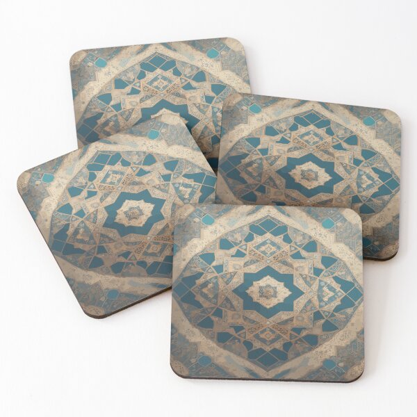 Item preview, Geometric Masterpiece: Vintage-style Persian Rug Inspired Digital Art designed and sold by AFUNARTZ.