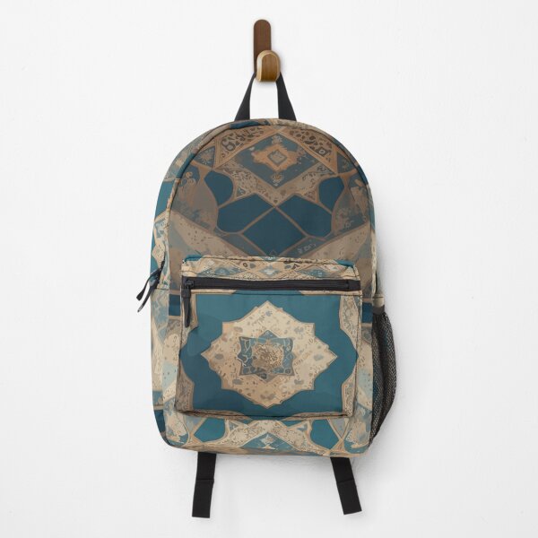 Item preview, Geometric Masterpiece: Vintage-style Persian Rug Inspired Digital Art designed and sold by AFUNARTZ.