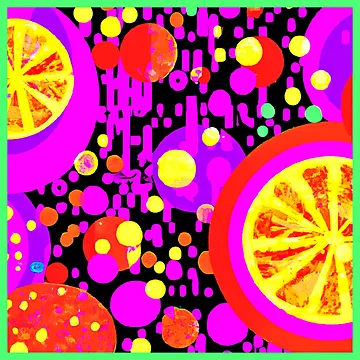 Artwork thumbnail, Colorful Fruits Pattern by Health And Fitness Posts e-Store