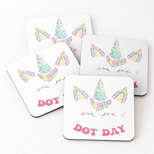 Item preview, Unicorn Face International Dot Day designed and sold by Pattranit56.