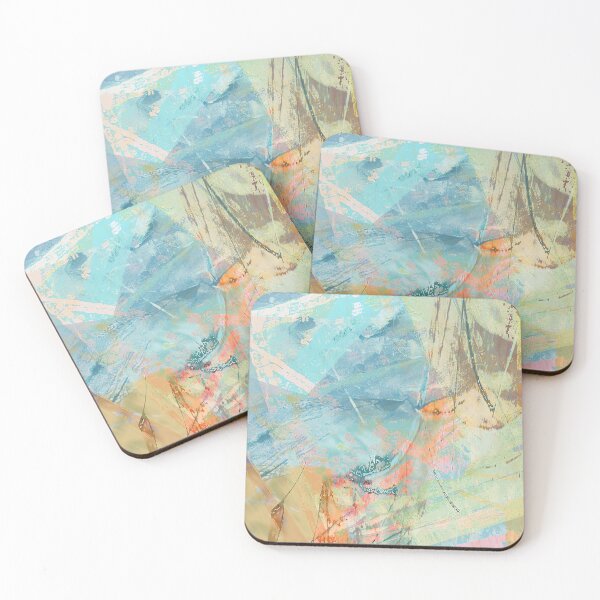 Item preview, Abstract Art Digital Modern Digital Square Pastel Colors Network Intricacy designed and sold by InfinityDsigns.