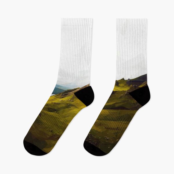 Item preview, The Storr, Staffin Isle of Skye. Image created using geometric shapes designed and sold by EdgyEdgeArt.