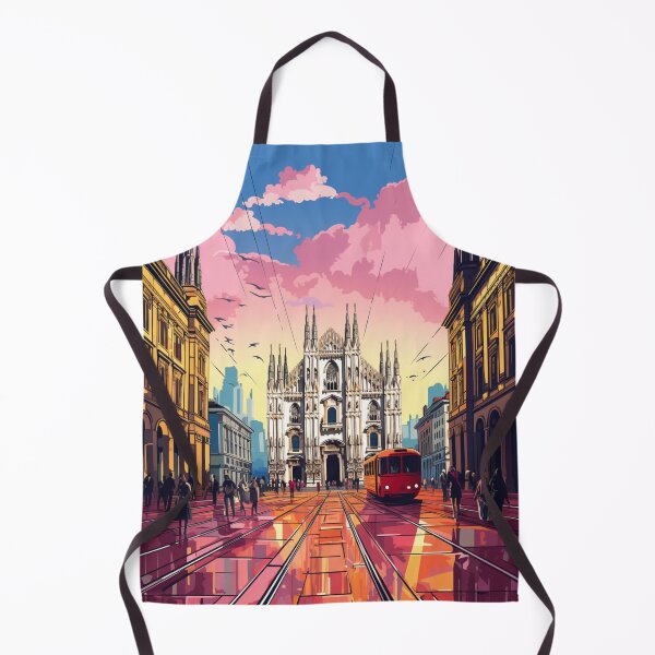 Item preview, A Pop Art Travel Print of Milan - Italy designed and sold by StudioRedKoala.