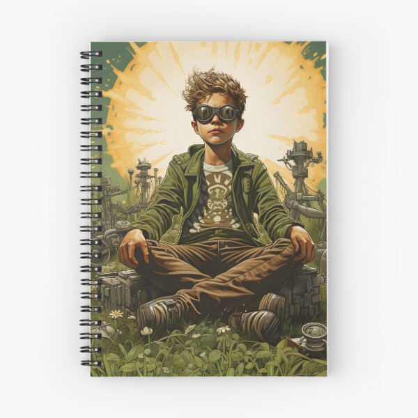 Item preview, A boy in a post-apocalyptic world designed and sold by Art Happens.