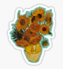 sunflowers van gogh Sticker