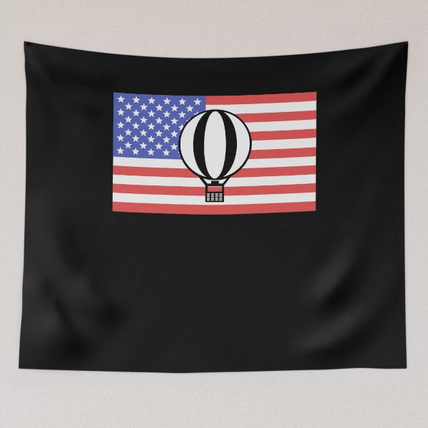 Item preview, American Flag | Hot Air Balloon designed and sold by Jam Jar.