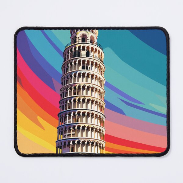 Item preview, A Pop Art Travel Print of Pisa - Italy designed and sold by StudioRedKoala.