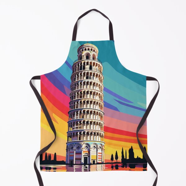 Item preview, A Pop Art Travel Print of Pisa - Italy designed and sold by StudioRedKoala.