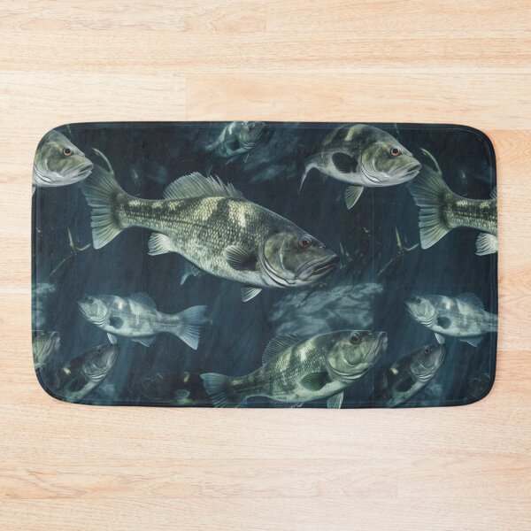 Item preview, Bass fish pattern designed and sold by muskitt.