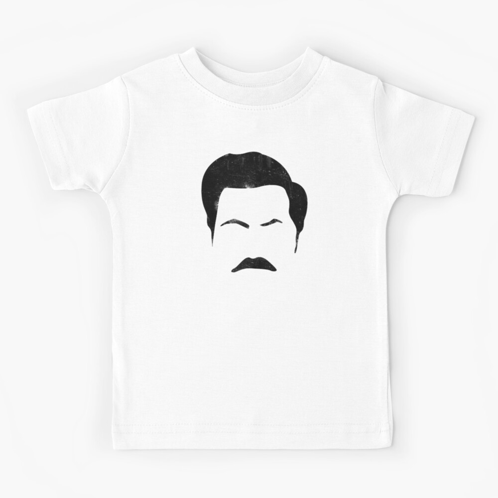 Ron Swanson Parks Und Rec Kinder T Shirt Von Prodesigner2 Redbubble