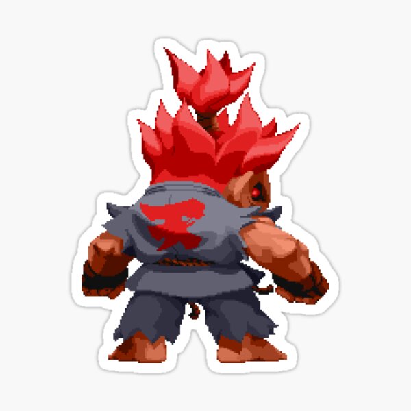 Akuma - Super Puzzle Fighter 2 - Street Fighter - Sticker