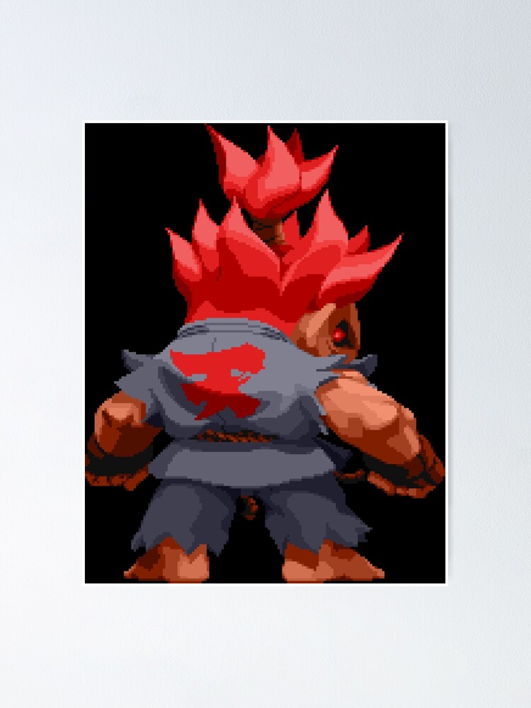 Akuma - Super Puzzle Fighter 2 - Street Fighter - Sticker