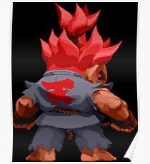 Super Puzzle Fighter Akuma Poster