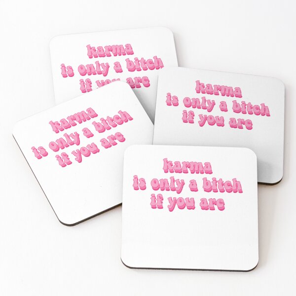 Item preview, karma is only a b*tch if you are pink design designed and sold by stickersxbecca.
