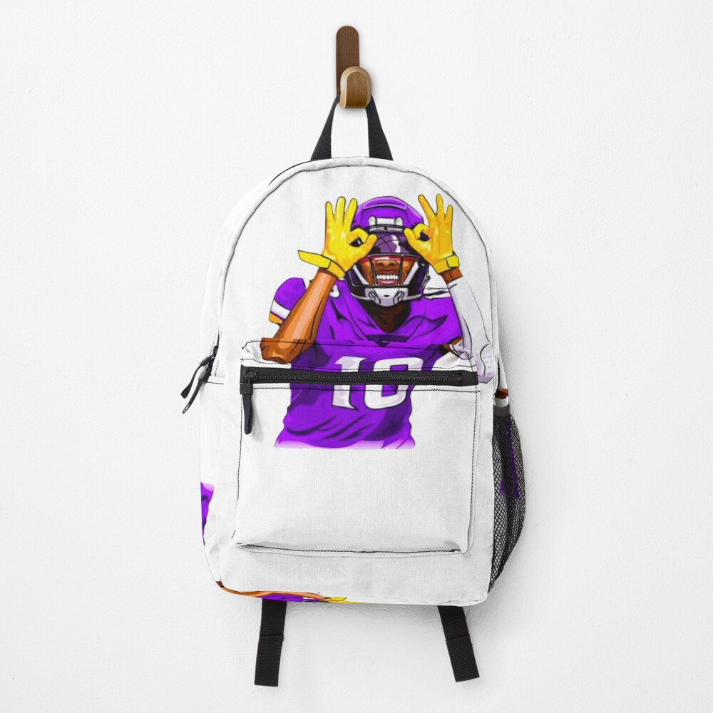 Justin Jefferson Backpack Designed & Sold By Middle Cricket