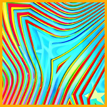 Artwork thumbnail, Color Bursting Pattern by Health And Fitness Posts e-Store