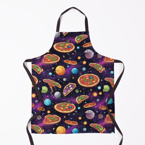 Item preview, Galactic deliciousness pizza pattern designed and sold by RidaSalArt.