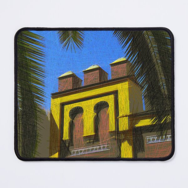 Item preview, Moorish gateway, Castillo Condes de Cabra. Image made using lines. designed and sold by EdgyEdgeArt.