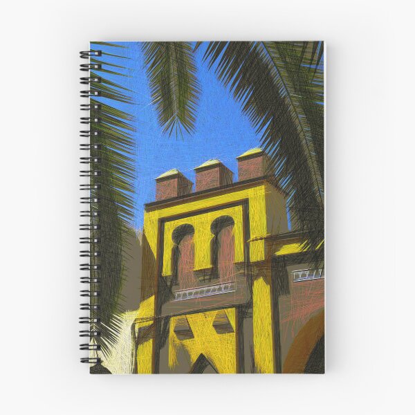 Item preview, Moorish gateway, Castillo Condes de Cabra. Image made using lines. designed and sold by EdgyEdgeArt.