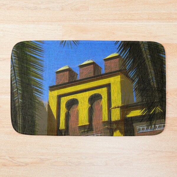Item preview, Moorish gateway, Castillo Condes de Cabra. Image made using lines. designed and sold by EdgyEdgeArt.