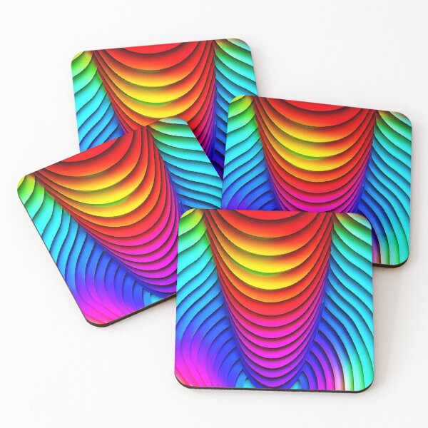 Item preview, Kaleidoscope of Colors 3D Pattern designed and sold by Health And Fitness Posts e-Store.