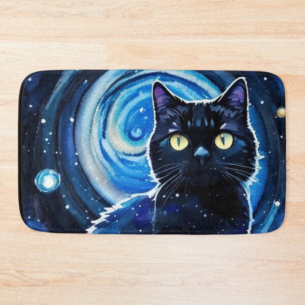 Item preview, Van gogh Starry Night Black Cat designed and sold by Vangoholic.