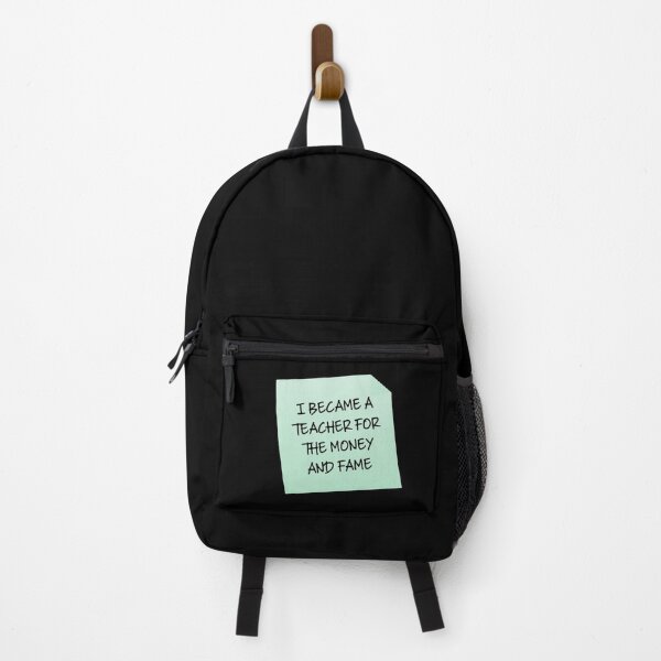 Item preview, I Became A Teacher For The Money And Fame Quote designed and sold by mariejosee22.
